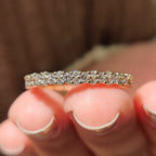 Round Diamond Eternity Wedding Band
