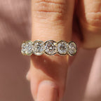 Yellow Gold Wedding Band - 6 Round Diamond