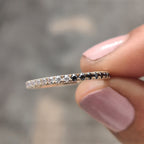 Round Cut Stackable Wedding Band Design