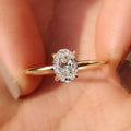 Oval Solitaire Ring