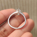 Marquise And Pear Diamond Ring