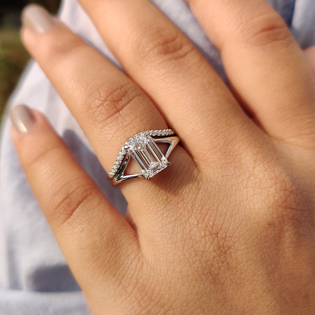Half Eternity Band With Round Cut