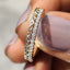 Round Cut Half Eternity Celtic Knot Band