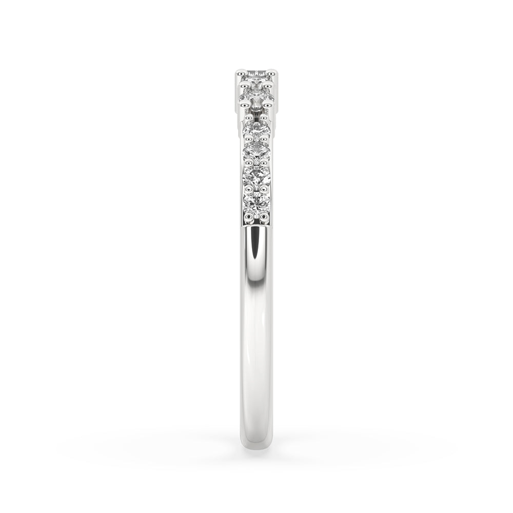 Half Eternity Ring – Baguette Cut Luxury Diamond
