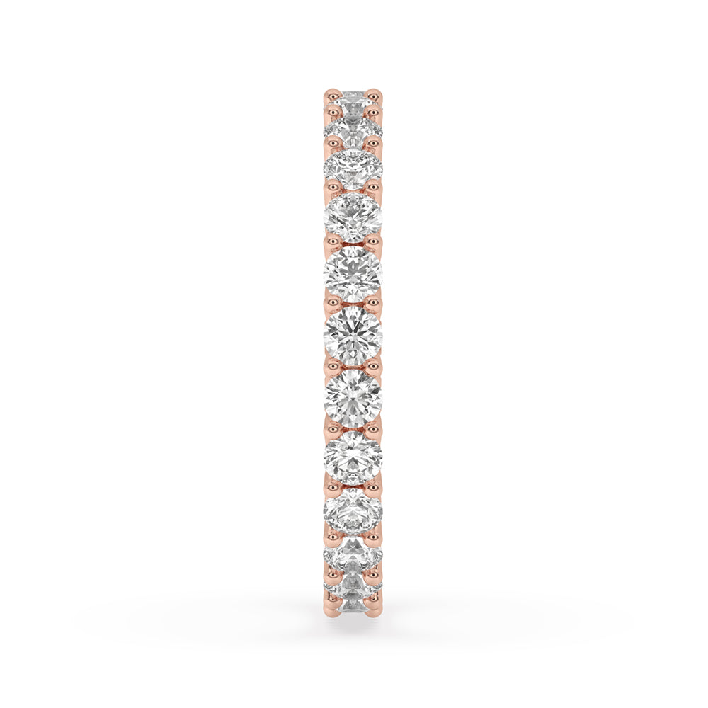 Eternity Wedding Band – Elegant Lab Grown Diamond Glow