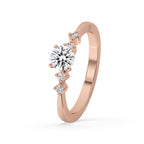 5 Stone Diamond Ring - Round Lab Grown Diamond