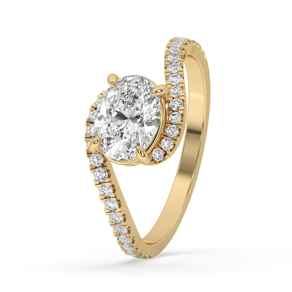 Bypass Engagement Ring Secondary image