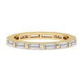 Baguette Diamond Wedding Band - Bar Setting