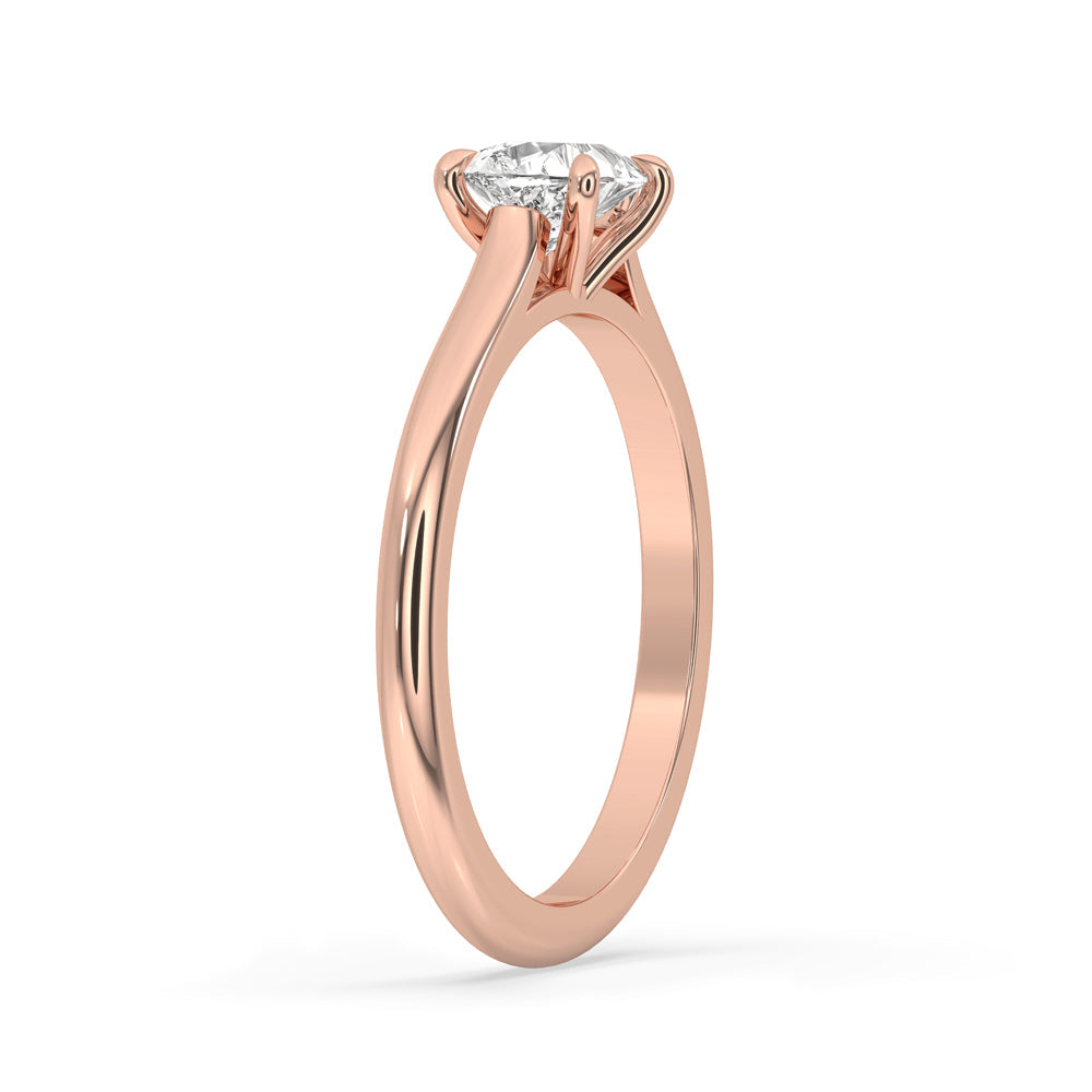 Pear Cut Diamond Engagement Ring In East West Setting Image secondaire du produit