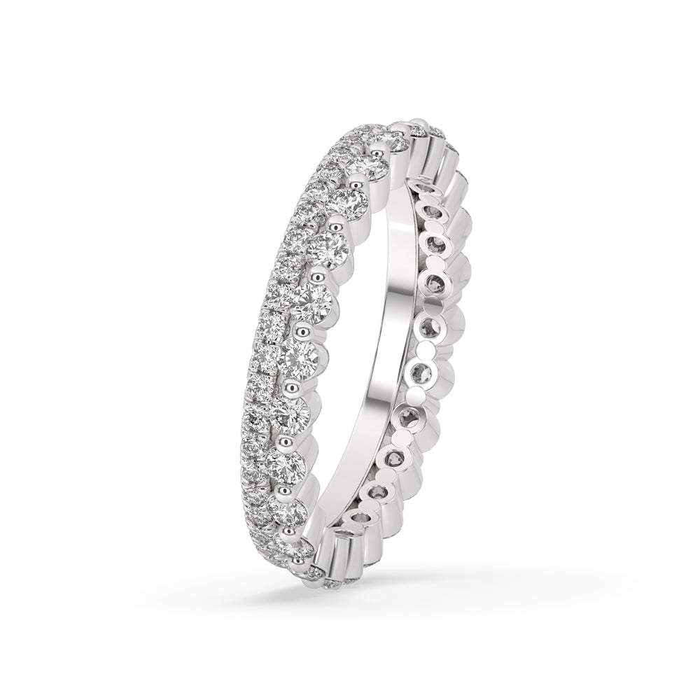 Pave Wedding Band for Every Special Moment