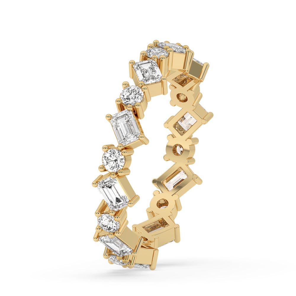 Round Diamond Lab Grown Eternity Band