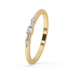 5 Stone Wedding Band