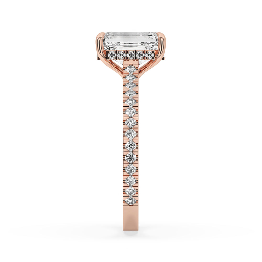 Emerald Cut Diamond Ring