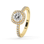 Engagement Ring Round Cut Halo