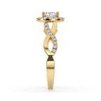 Round Halo Engagement Ring Timeless Sparkle and Beauty