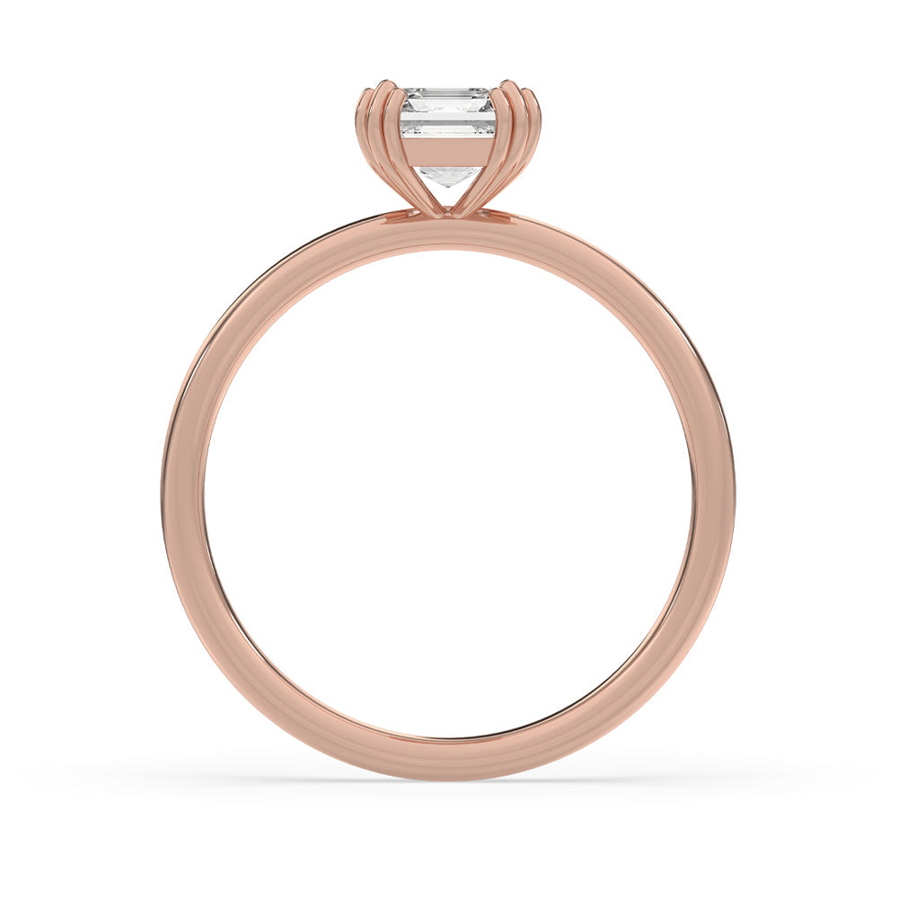 Gold Solitaire Engagement Ring for Timeless Elegance