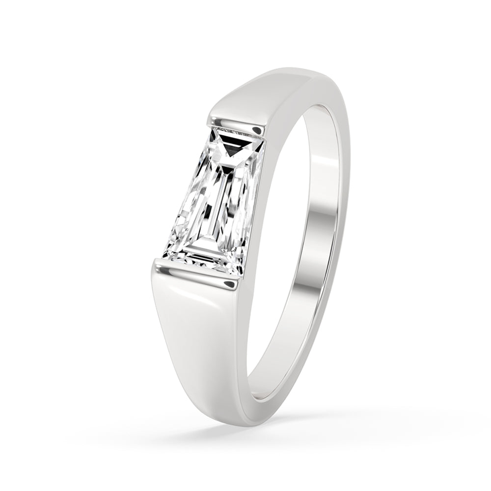 Tapered Baguette Engagement Ring
