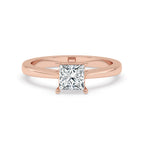 1 Carat Princess Cut Diamond Ring