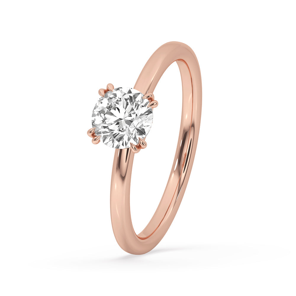 Round Solitaire Engagement Ring for a Perfect Proposal