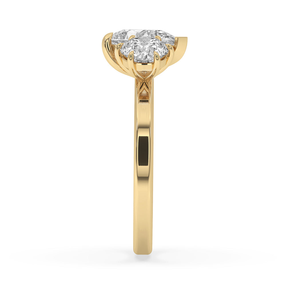 Toi et Moi Engagement Ring For Unique Dual Stone Design Zweitbild