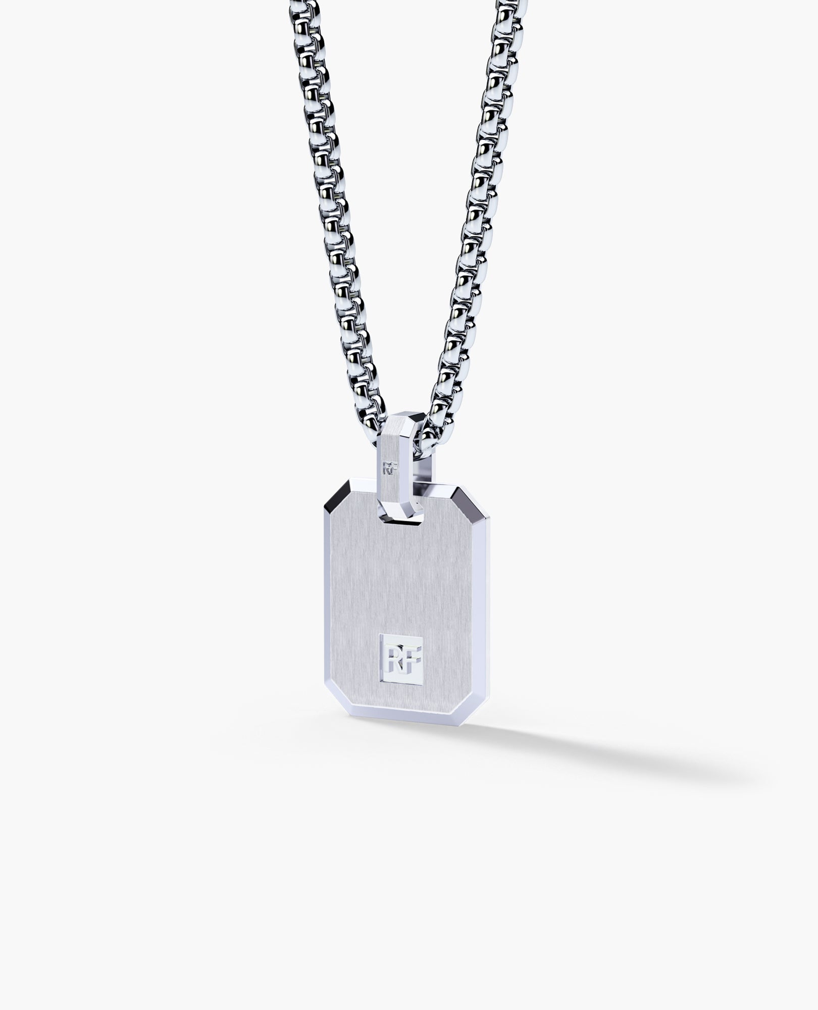 PISCES MINI ZODIAC Dog Tag Silver Pendant