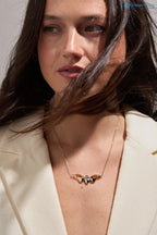 1.40 Carat Butterfly Necklace Lab Grown Diamond Timeless jewelry DisneyValley