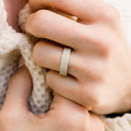 1.45 TCW Round Cut Micro Setting Moissanite Wedding Band