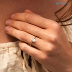 1.5 carat the pinelope oval cut moissanite wedding ring - DisneyValley