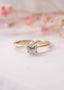 1.5 carat the pinelope oval cut lab grown diamond engagement rings - DisneyValley