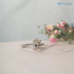 1.5 carat the pinelope oval cut lab grown diamond engagement rings - DisneyValley