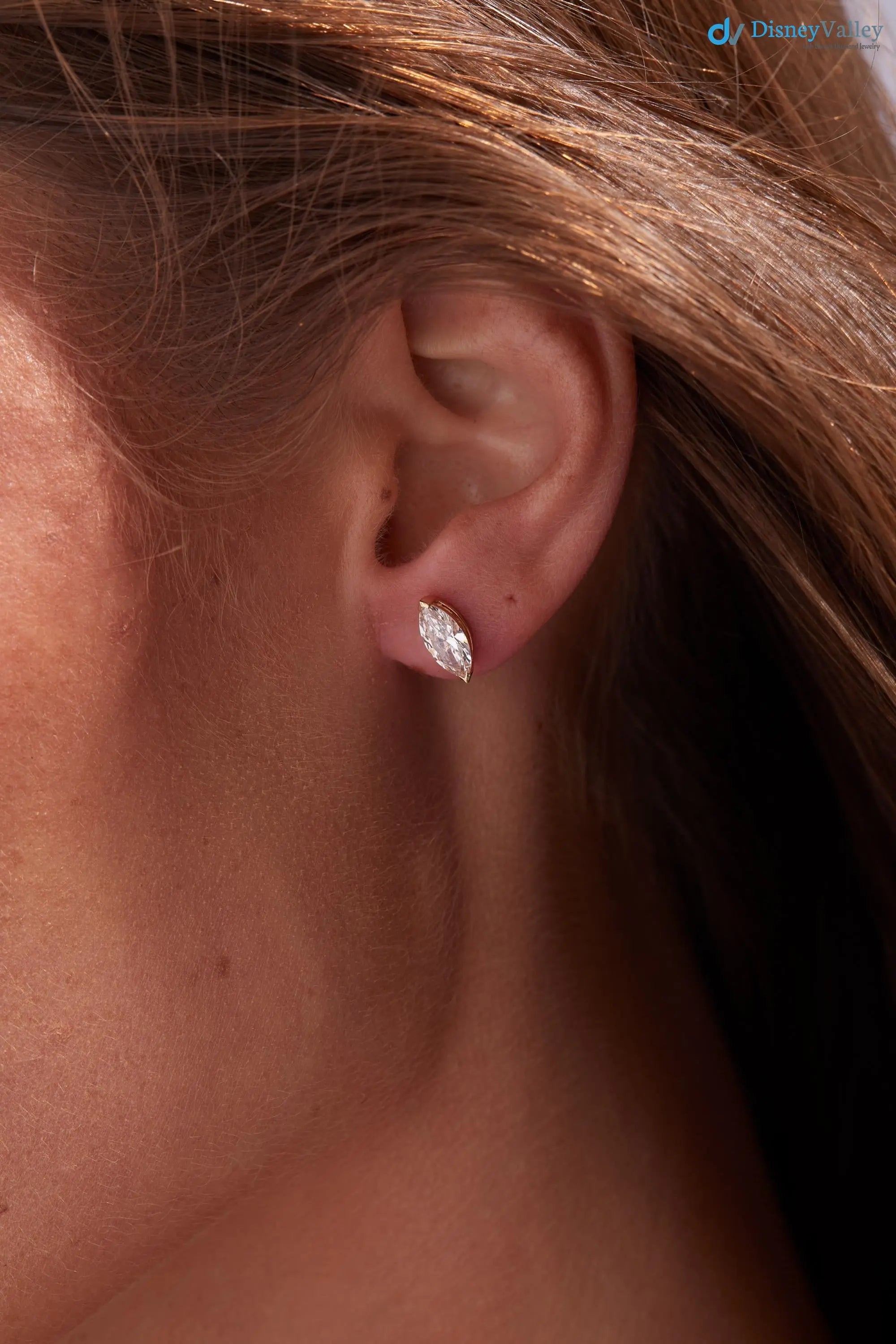 1.50ct Marquise Lab-Grown Diamond Stud Earrings - DisneyValley