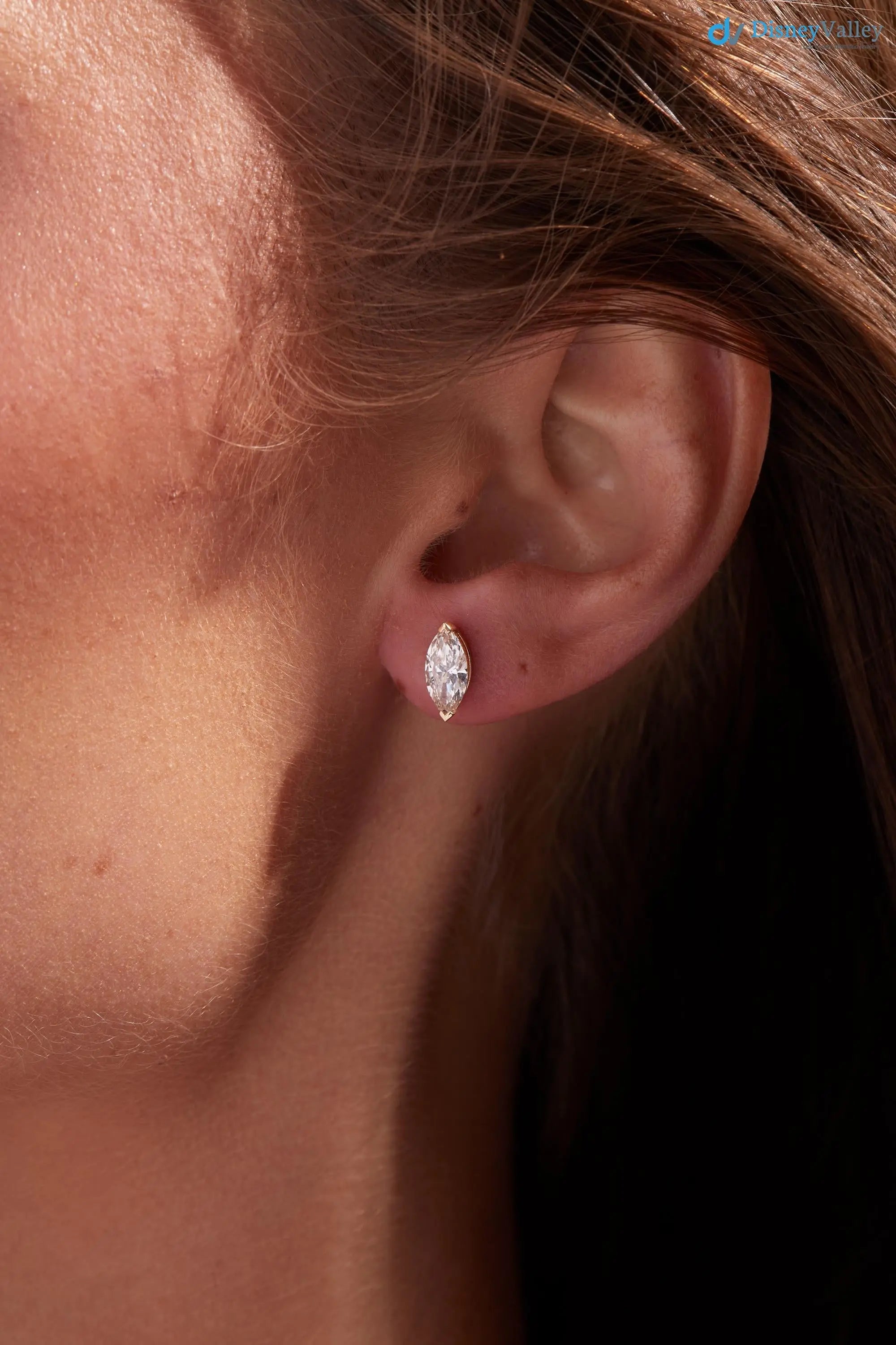 1.50ct Marquise Lab-Grown Diamond Stud Earrings - DisneyValley