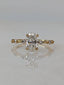 1.56 Carat Oval Diamond Engagement Ring with Space Pave - DisneyValley