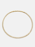 Pear Lab Grown Diamond Tennis Necklace