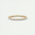 1.30CT Baguette Moissanite Full Eternity Unique Wedding Band