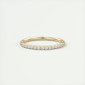 0.75CT Round Brilliant Cut Moissanite Full Eternity Wedding Band