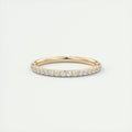 0.60CT Round Brilliant Cut Moissanite Full Eternity Unique Wedding Band