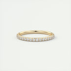 0.60CT Round Brilliant Cut Moissanite Full Eternity Unique Wedding Band