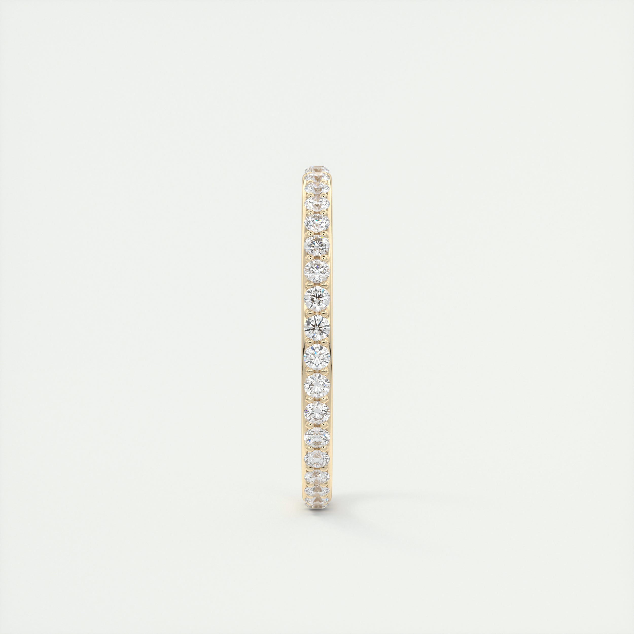 0.60CT Round Brilliant Cut Moissanite Full Eternity Unique Wedding Band Secondary image