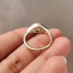 Stylish Split Shank Solitaire Diamond Engagement Ring