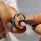 Princess Cut Channel Set Wedding Band