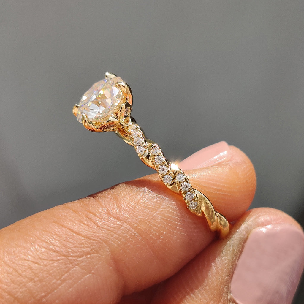 Twisted Engagement Ring