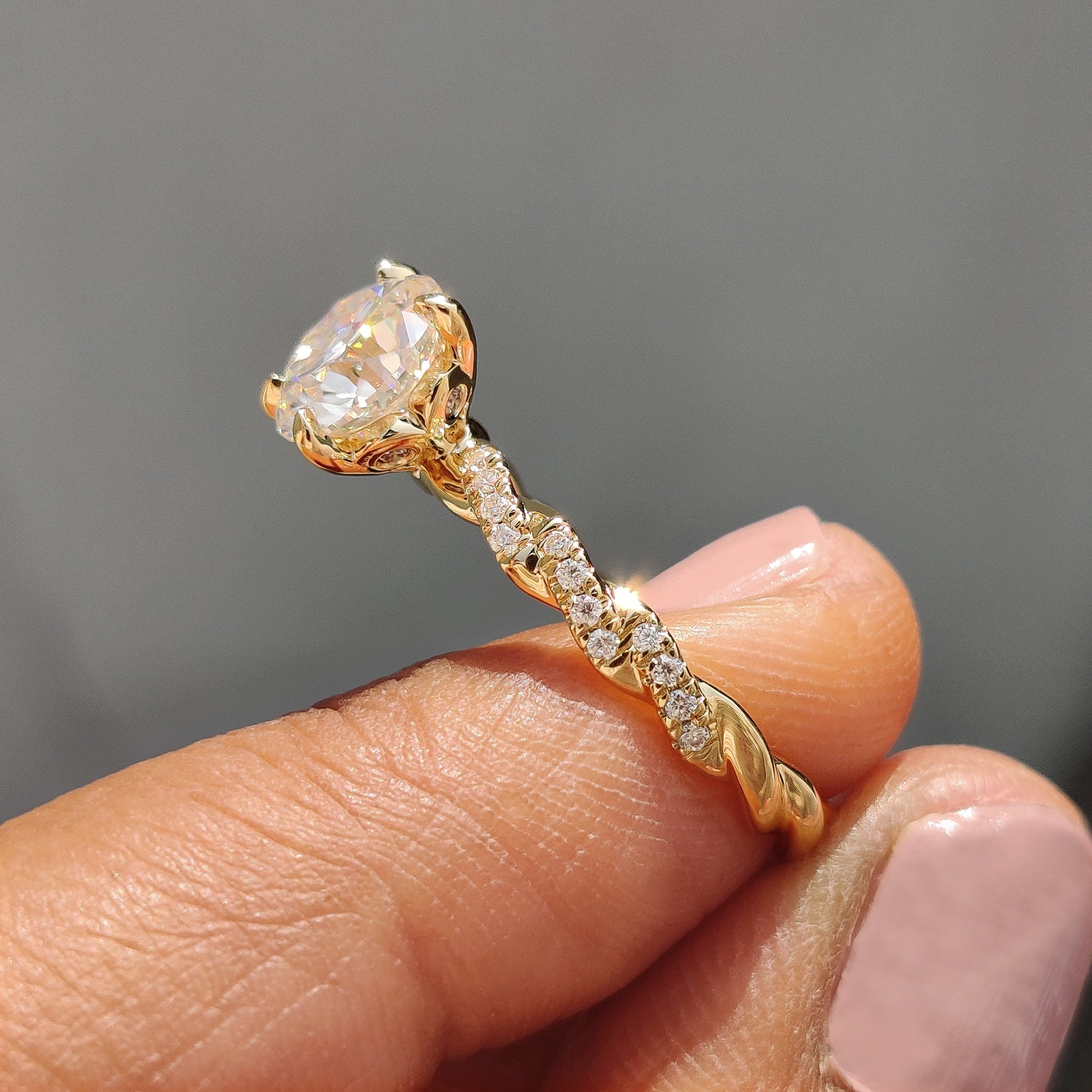 Twisted Engagement Ring