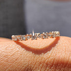 Lab Grown Diamond Rose Gold Eternity Band