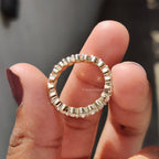 Round Cut Lab Diamond Eternity Band