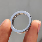 Round Cut Full Eternity Channel Set Wedding Band