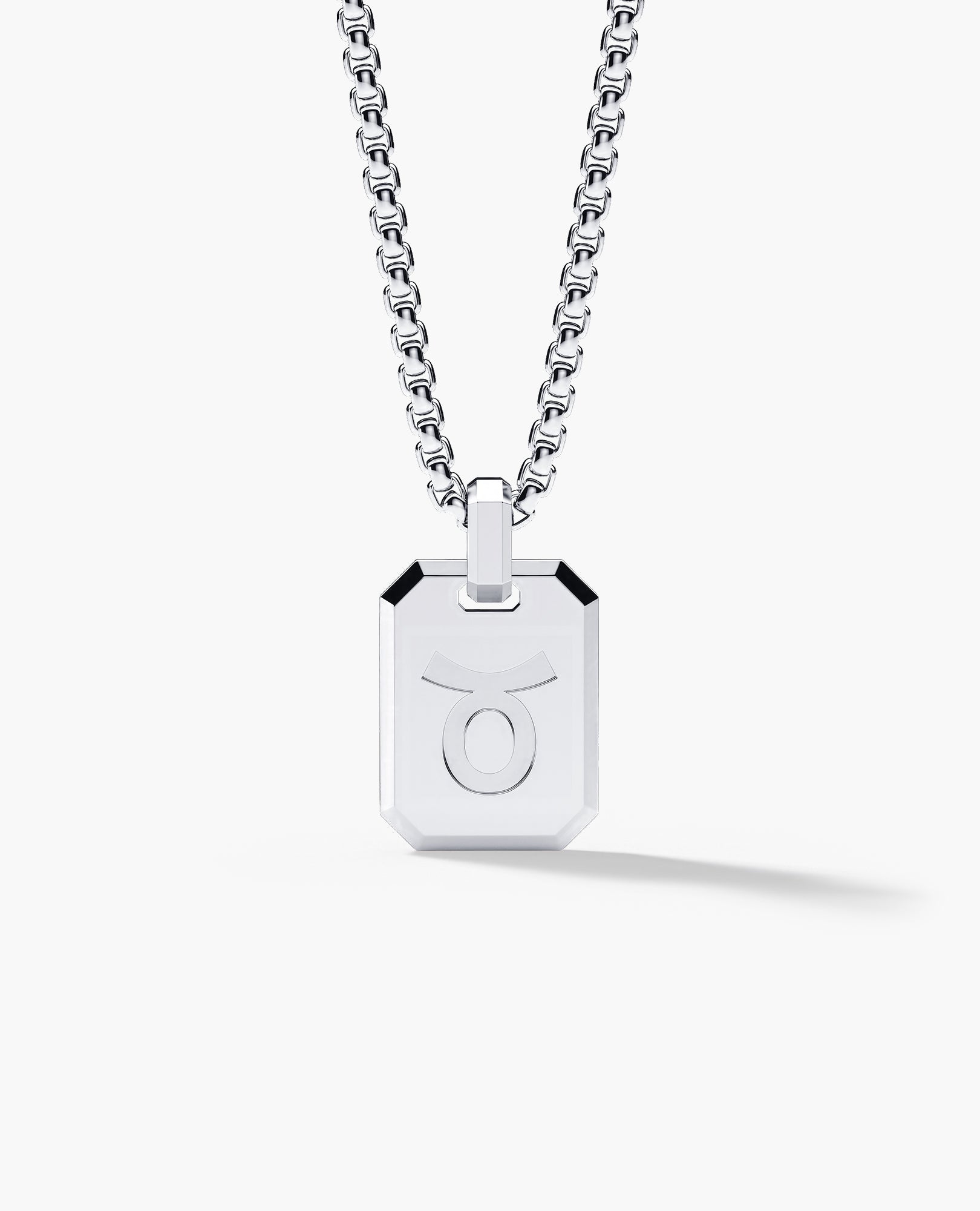 TAURUS MINI ZODIAC Dog Tag Gold Pendant