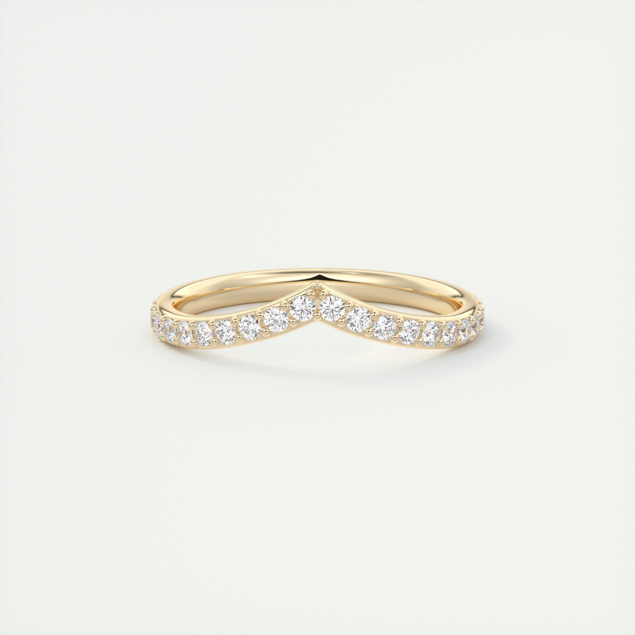 0.80CT Round Curved Full Eternity Unique Wedding Band Main image