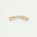 0.80CT Round Curved Full Eternity Unique Wedding Band