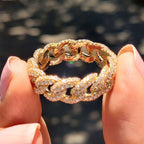 Full Eternity Chain Wedding Band